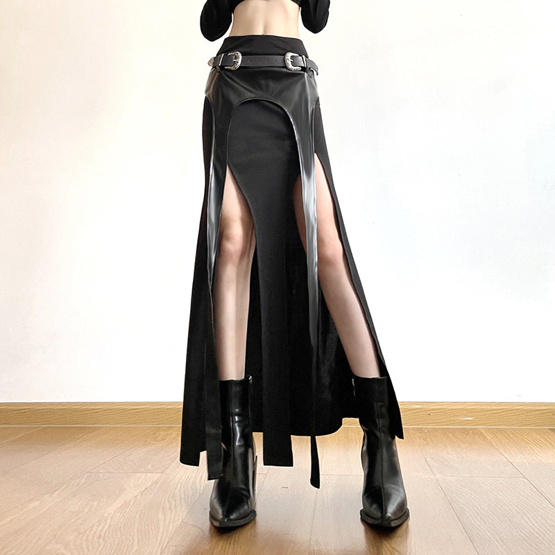 High Street Mermaid Skirt - Y2K Slim Fit Split Design
