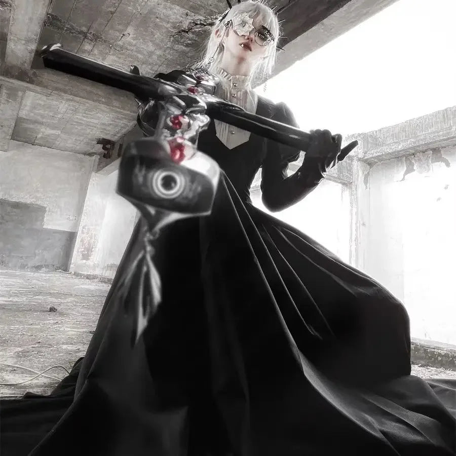 Coalfell Gothic Lolita Dress - Vintage Nun Style