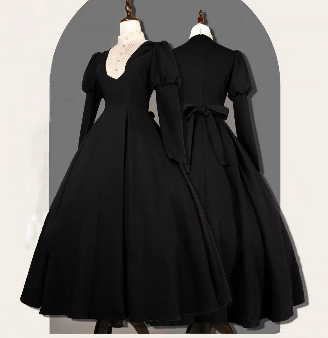 Coalfell Gothic Lolita Dress - Vintage Nun Style