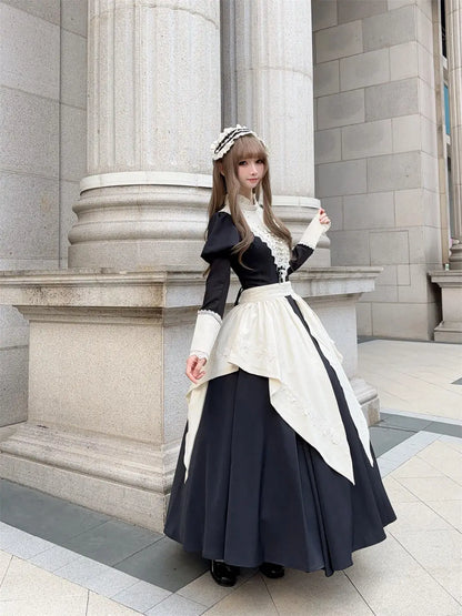 Gothic Lolita Maid Dress - Victorian Lace Cosplay
